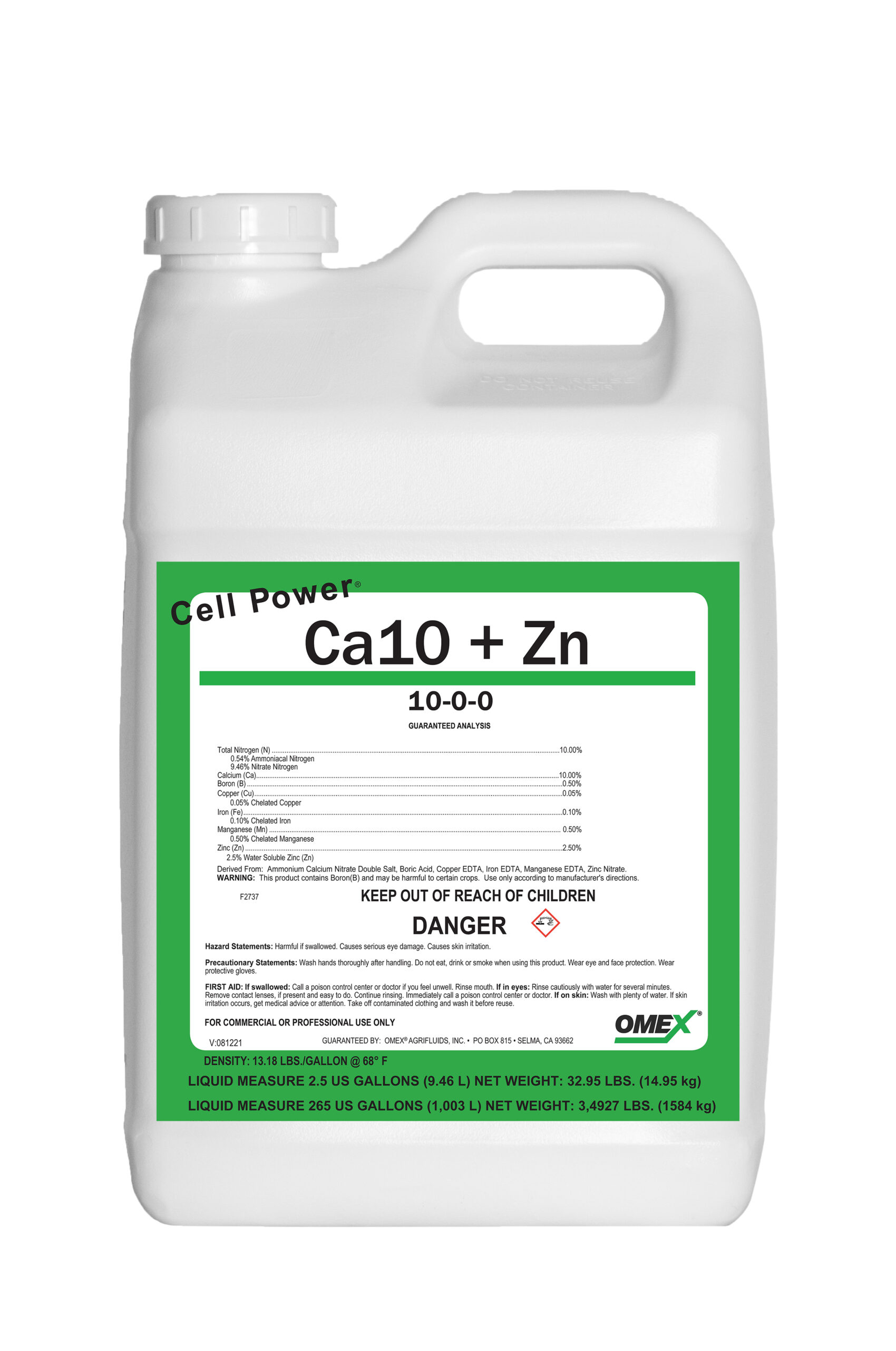 CELL POWER® Ca10 + Zn 10-0-0