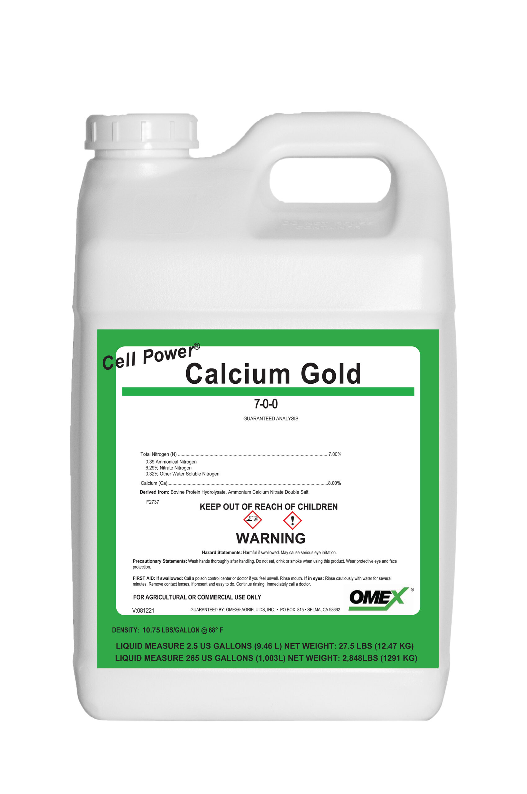 CELL POWER® Calcium Gold 7-0-0