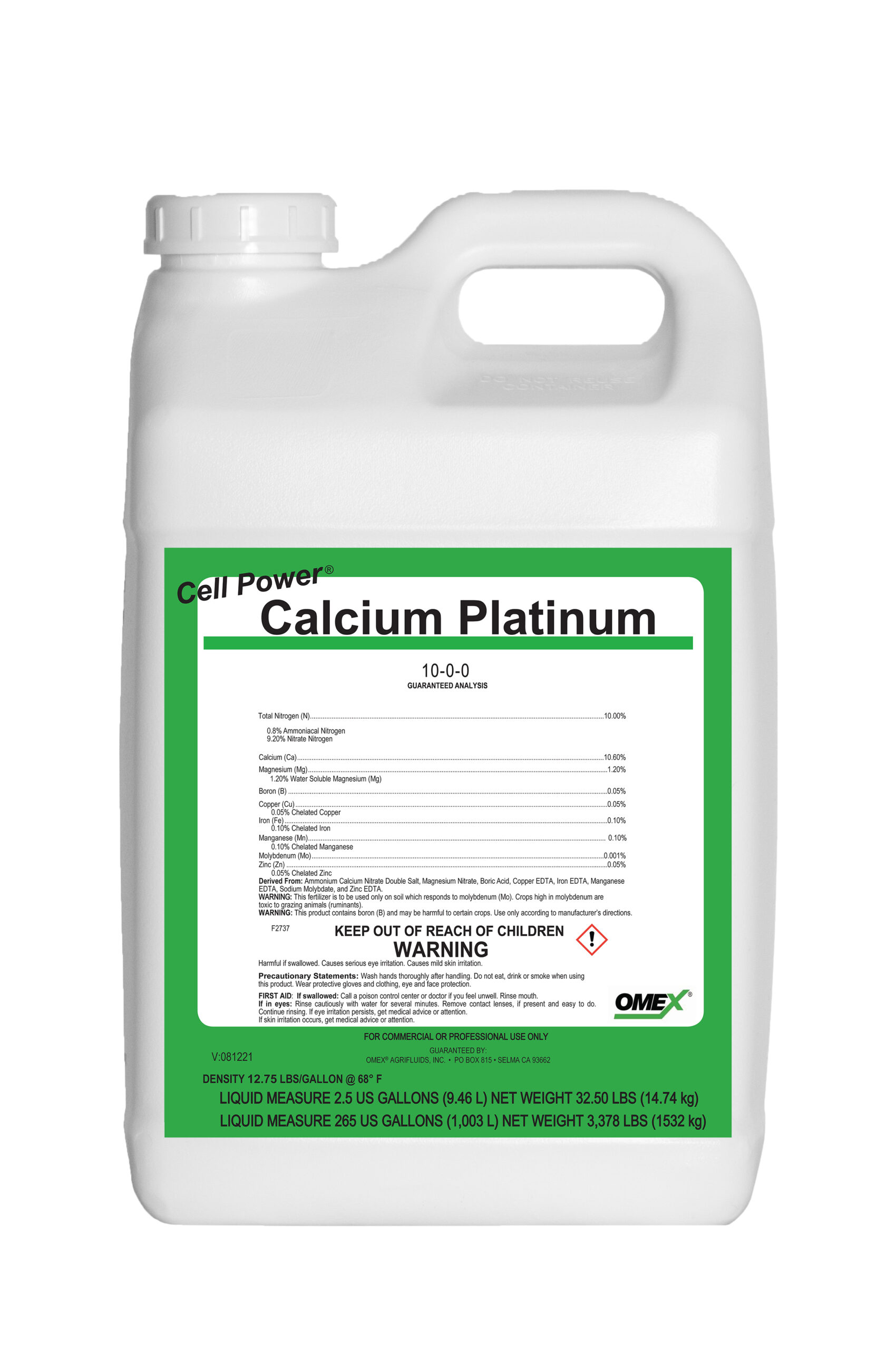 CELL POWER® Calcium Platinum   10-0-0