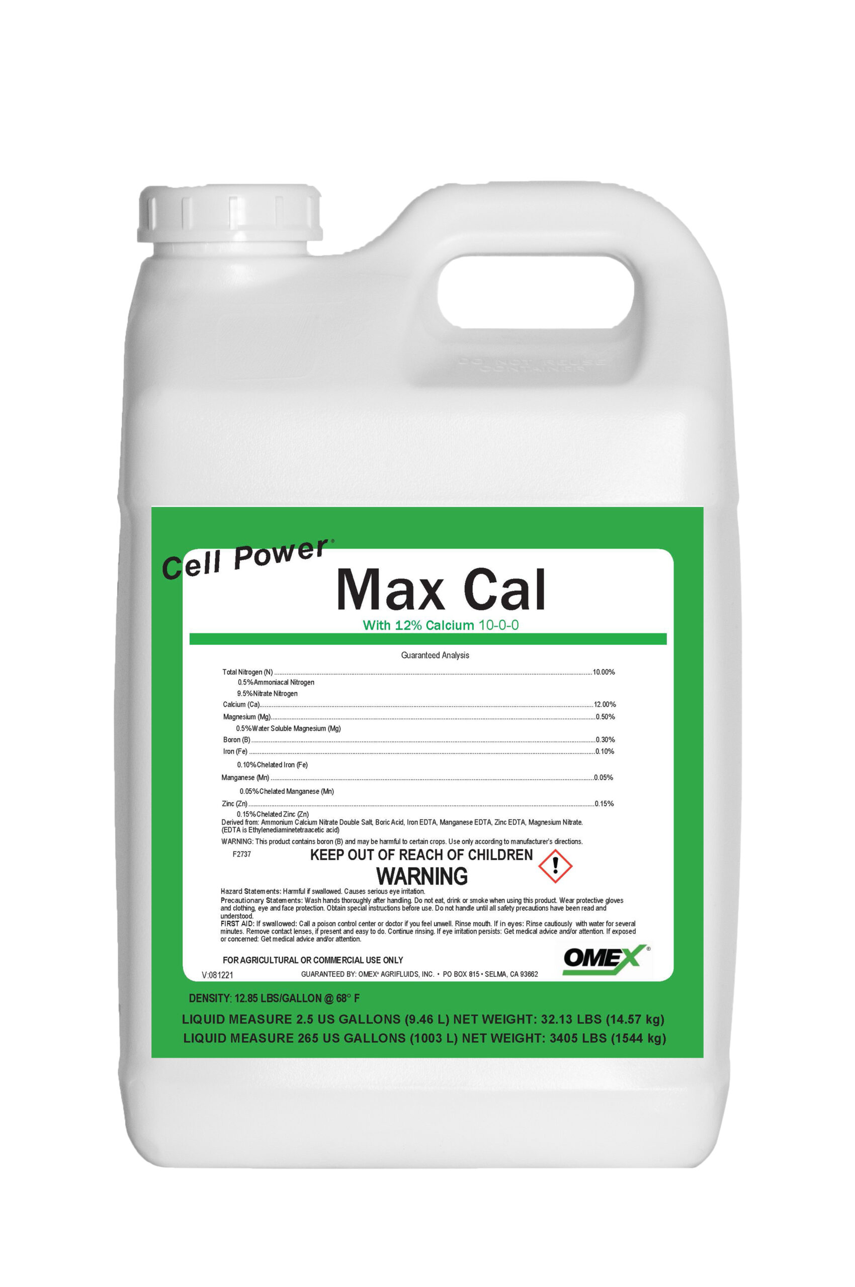 CELL POWER® Max Cal 10-0-0