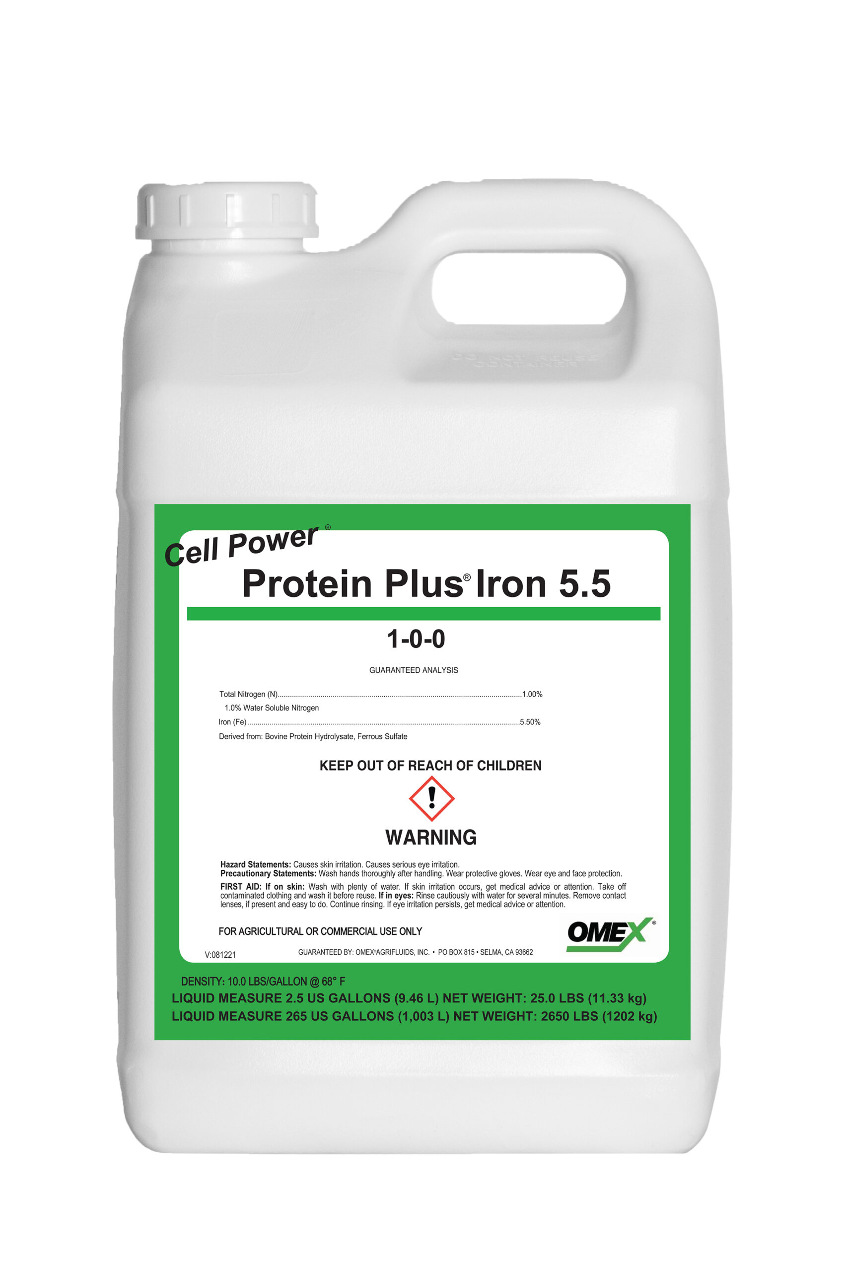 CELL POWER® Protein Plus® Iron 5.5%