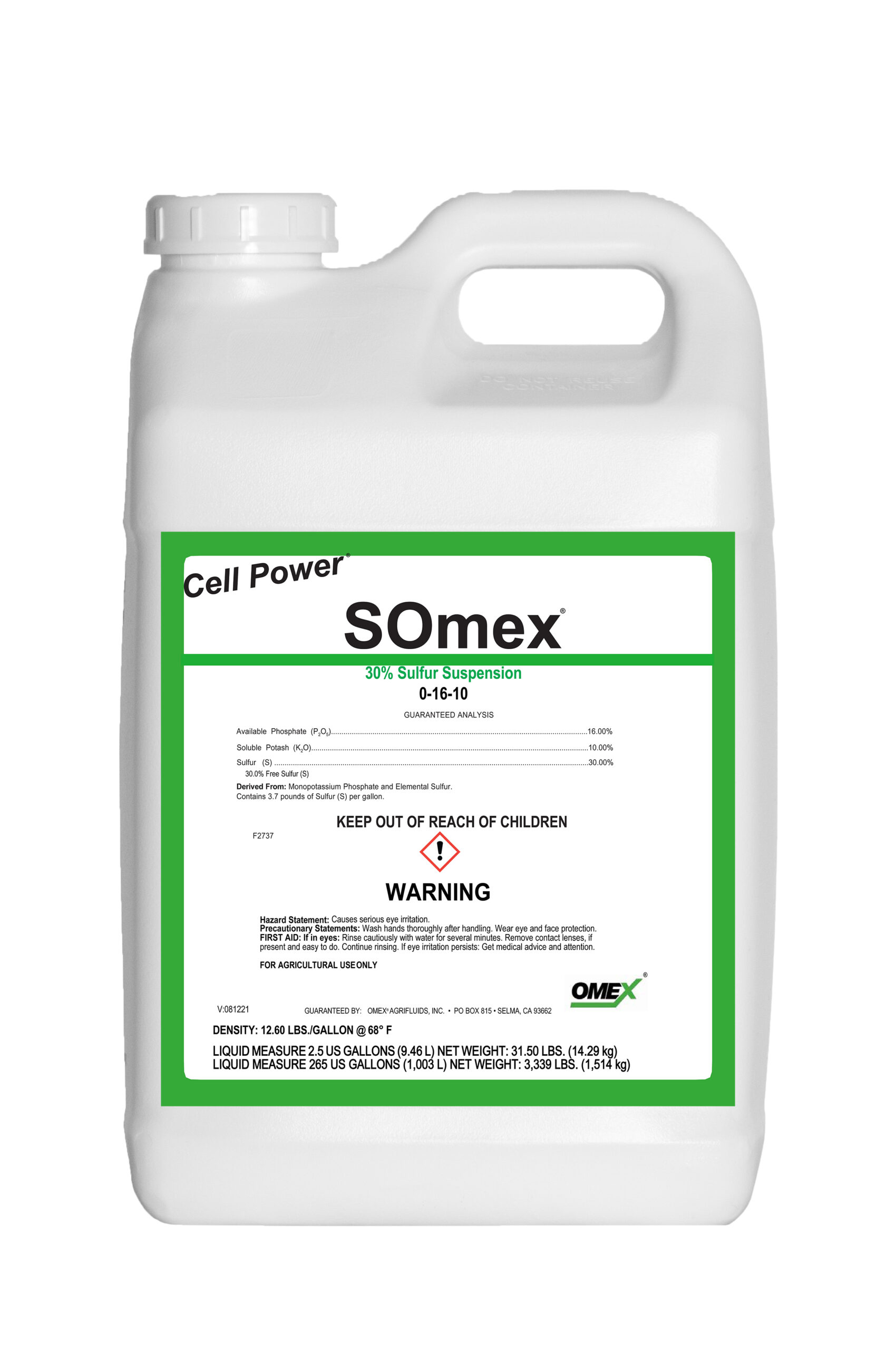 CELL POWER® SOmex® 0-16-10