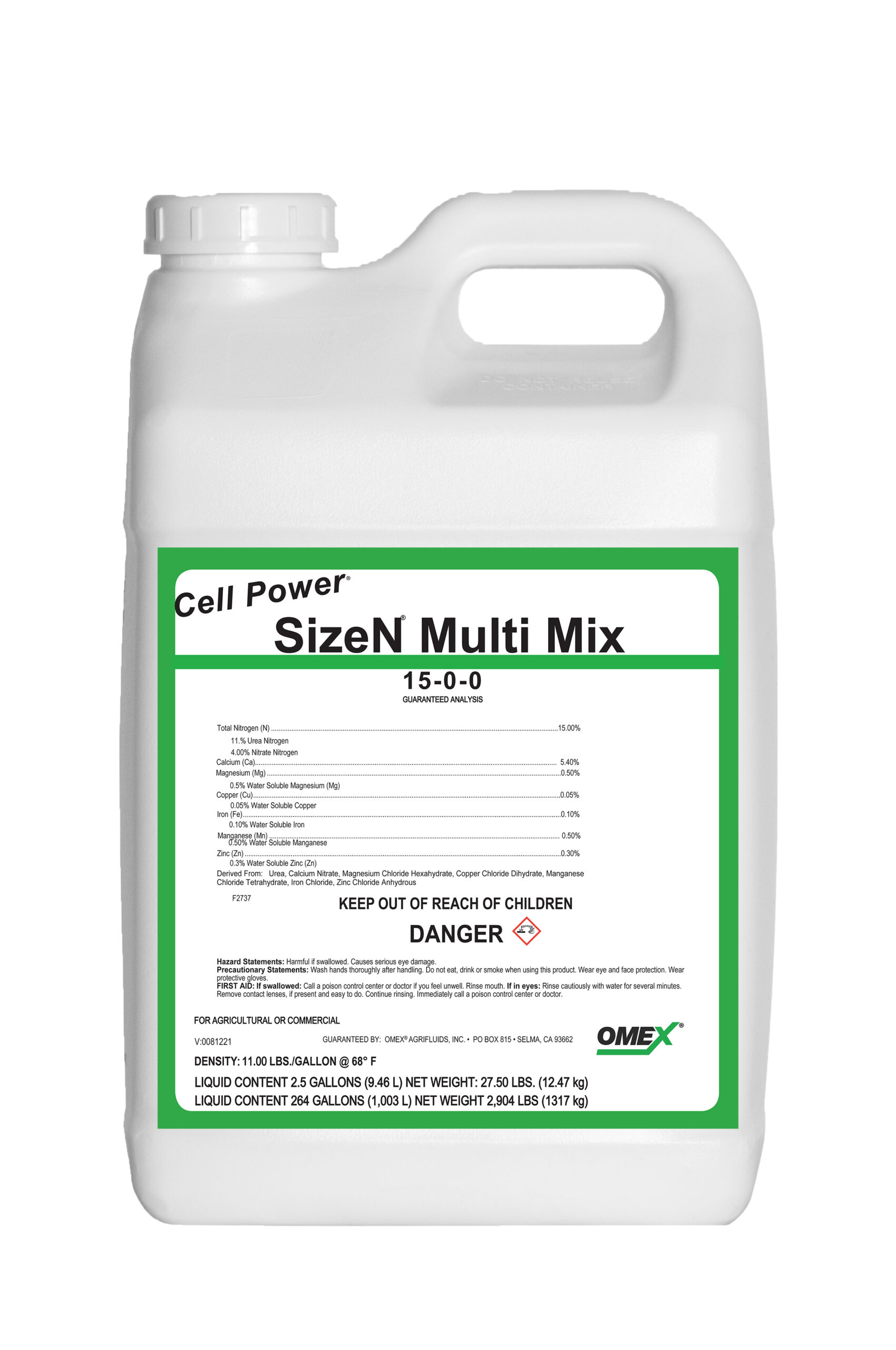 CELL POWER® SizeN® Multi Mix 15-0-0